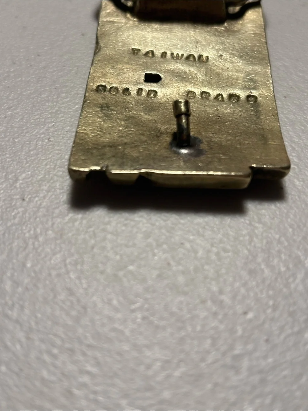 Jesus Is Lord Gold-Tone Belt Buckle - Men Accessories - All Brass